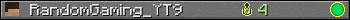 RandomGaming_YT9 userbar 350x20