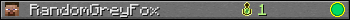 RandomGreyFox userbar 350x20