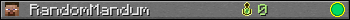 RandomMandum userbar 350x20