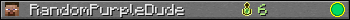 RandomPurpleDude userbar 350x20