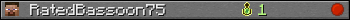 RatedBassoon75 userbar 350x20