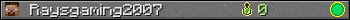 Raysgaming2007 userbar 350x20