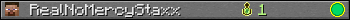 RealNoMercyStaxx userbar 350x20