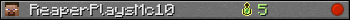 ReaperPlaysMc10 userbar 350x20