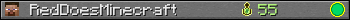 RedDoesMinecraft userbar 350x20