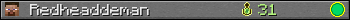 Redheaddeman userbar 350x20