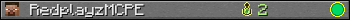 RedplayzMCPE userbar 350x20