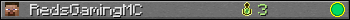 RedsGamingMC userbar 350x20