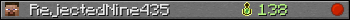 RejectedNine435 userbar 350x20