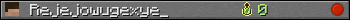 Rejejowugexye_ userbar 350x20