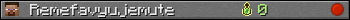 Remefavyujemute userbar 350x20