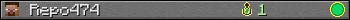 Benutzerleisten 350x20 für Repo474