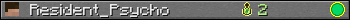 Resident_Psycho userbar 350x20