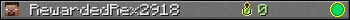 RewardedRex2918 userbar 350x20