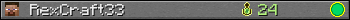 RexCraft33 userbar 350x20