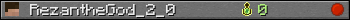 RezantheGod_2_0 userbar 350x20