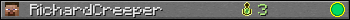 RichardCreeper userbar 350x20