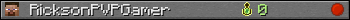 RicksonPVPGamer userbar 350x20