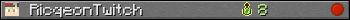 RicqeonTwitch userbar 350x20