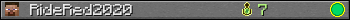 RideRed2020 userbar 350x20