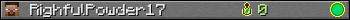 Юзербар 350x20 для RighfulPowder17