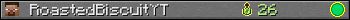 RoastedBiscuitYT userbar 350x20