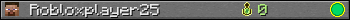 Robloxplayer25 userbar 350x20