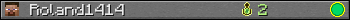 Roland1414 userbar 350x20