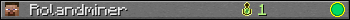 Юзербар 350x20 для Rolandminer