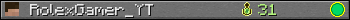 RolexGamer_YT userbar 350x20