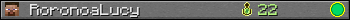 RoronoaLucy userbar 350x20