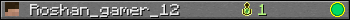 Roshan_gamer_12 userbar 350x20