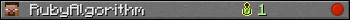 RubyAlgorithm userbar 350x20
