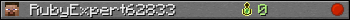 RubyExpert62833 userbar 350x20