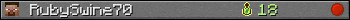 Benutzerleisten 350x20 für RubySwine70