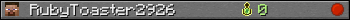 RubyToaster2926 userbar 350x20