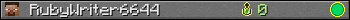 RubyWriter6644 userbar 350x20