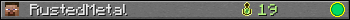 RustedMetal userbar 350x20