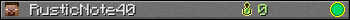 Benutzerleisten 350x20 für RusticNote40
