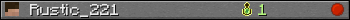 Benutzerleisten 350x20 für Rustic_221
