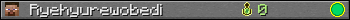 Ryehyurewobedi userbar 350x20