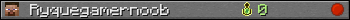 Ryquegamernoob userbar 350x20