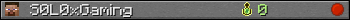 S0L0xGaming userbar 350x20