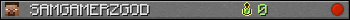 SAMGAMERZGOD userbar 350x20