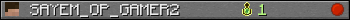 SAYEM_OP_GAMER2 userbar 350x20