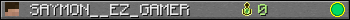 SAYMON__EZ_GAMER userbar 350x20