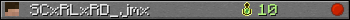 Юзербар 350x20 для SCxRLxRD_jmx