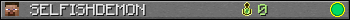 SELFISHDEMON userbar 350x20