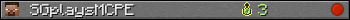 SGplaysMCPE userbar 350x20