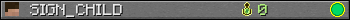 SIGN_CHILD userbar 350x20